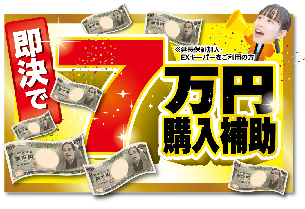 即決で購入補助